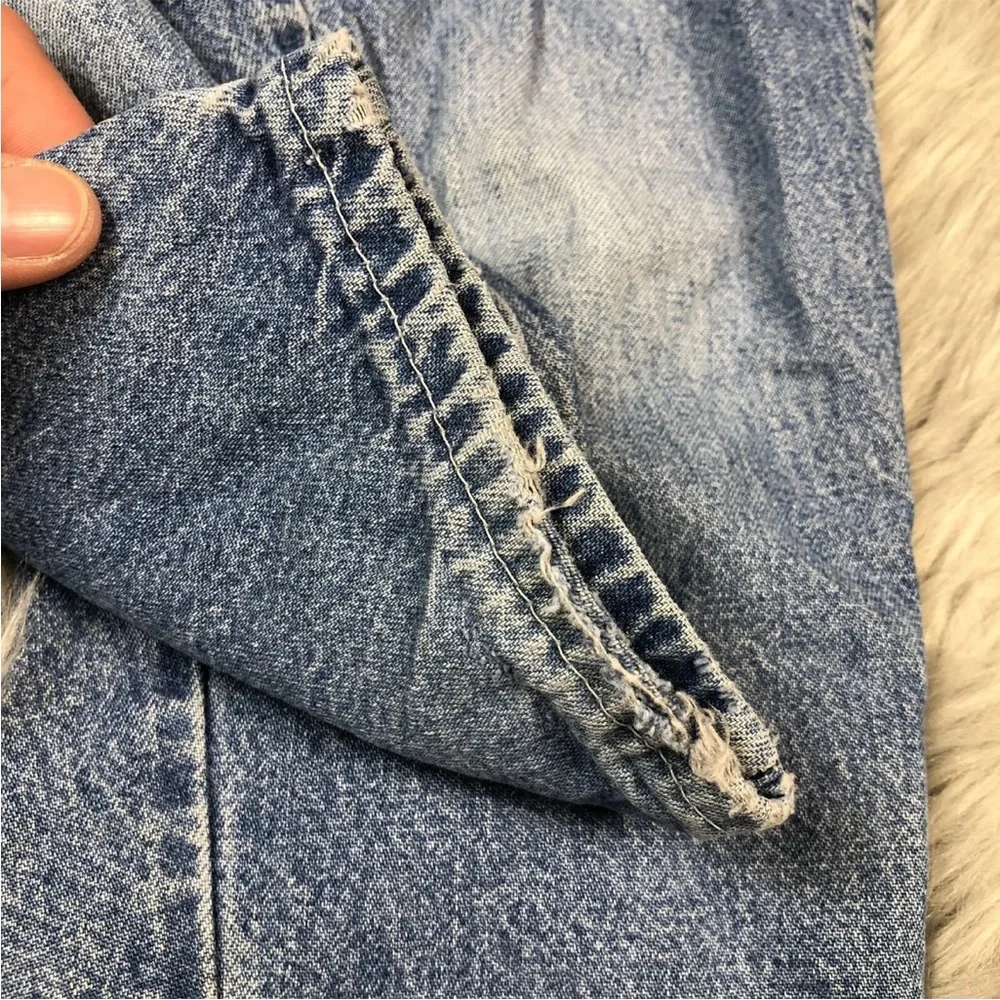 Vintage Oshkosh Bgosh Toddler Made USA Denim Distressed Worn Overalls